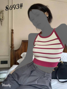 کراپ بافتی دو بندی