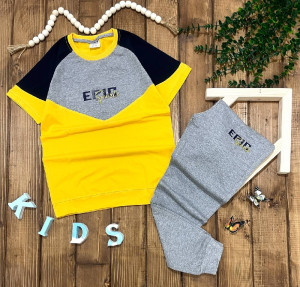 تیشرت شلوار پسرانه پنبه ملانژلاکرا