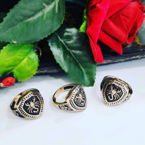 انگشتر مردانه طرح عقرب