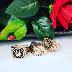 انگشتر طلاروس مردانه