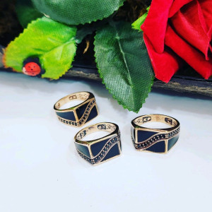 انگشتر طلا روس مردانه