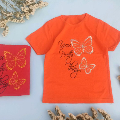 تیشرت دخترانه جنس پنبه