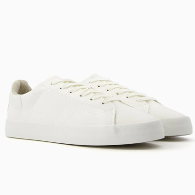 کفش مردانه روزمره برشکا کلاسیک سفید-130604