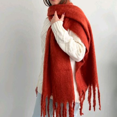 شال موهر وارداتی پاییزه ریشه بلند زارا پانچی