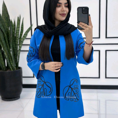 مانتو کتی زنانه کرپ مدل آتوسا