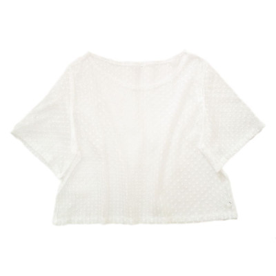 کراپ تاپ توری خال دار سایز 32 تا 62