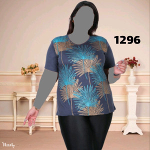 تیشرت سایز بزرگ بهاره زنانه-108856