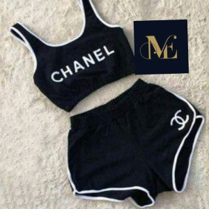 ست نیم تنه و شورتک شانل CHANEL-124285