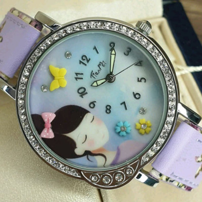 ساعت مچی دخترانه بند چرم-146162