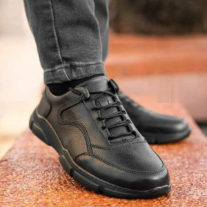 کفش چرم مردانه تبریز -تمام چرم طبیعی مدل نیروانا Nirvana - چرمید-117805