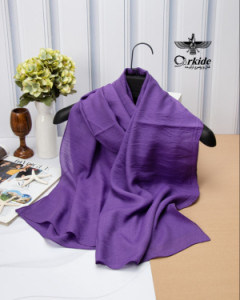 شال اسلپ بنفش ارغوانی ساده ESL23