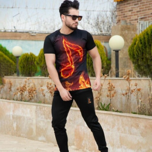*ست تیشرت و شلوار مردانه مدل Music*