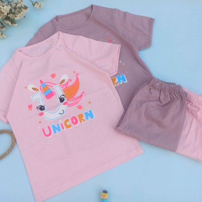 ست تیشرت شلوارک دخترانه