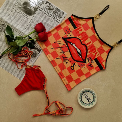 لباس خواب طرح لب