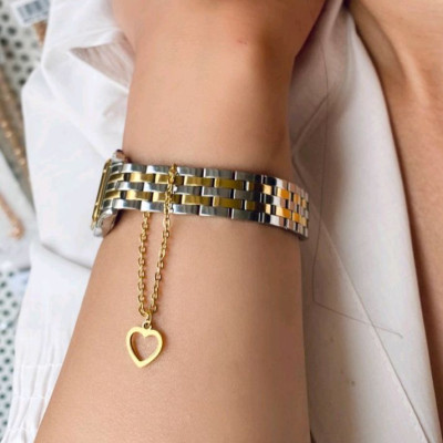 آویز ساعت مچی طرح قلب