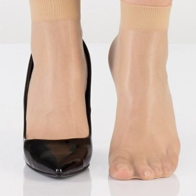 جوراب مچی شیشه ای سرپنجه شفاف برونسوز پنتی اورجینال