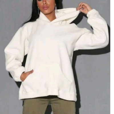 هودی زنانه جیب دار جنس فوتر ضخیم و باکیفیت مناسب سایز 38 تا 46-128036