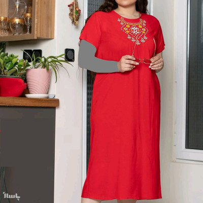 پیراهن ساحلی زنانه نخی tiamo مدل مدل 112