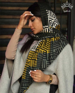 روسری نخی پاییزی و بهاره قواره 120 کد 2-114088