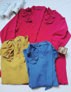 شومیز تونیکی مدل کراواتی با جنس عالی