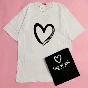 تیشرت لانگ سفید و مشکی زنانه و دخترانه-105548