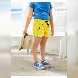 شلوارک تابستانی پسرانه ودخترانه لوپیلو کتان نخ پنبه مناسب 4تا6سال