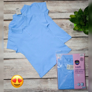 پلوشرت سه دکمه ای اسمارا استارت نخ پنبه 4تا6 سال کوچولوشاپ