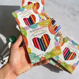 پک خط چشم شمعی رنگارنگ