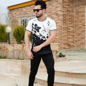 ست تیشرت و شلوار مردانه مدل Heart*-120454