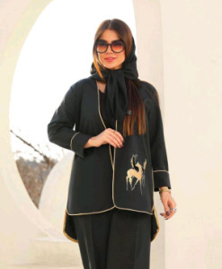 مانتو شلوار زنانه نخی