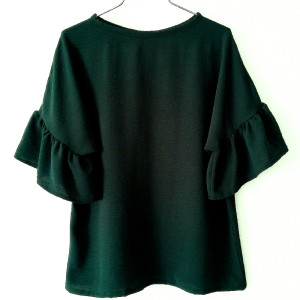 شومیز ابروبادی سایز 32 تا 62 رنگ مشکی و سبز