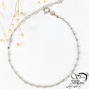 پابند گوی نقره با آلیاژ آب طلا کد 10563