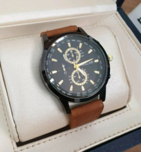 ساعت مچی مردانه بند چرم-148136