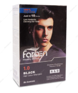 شامپو رنگ مو فاربن مشکی