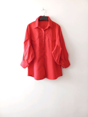 مانتو اسپرت زنانه داکرون مدل شومیز مانتویی