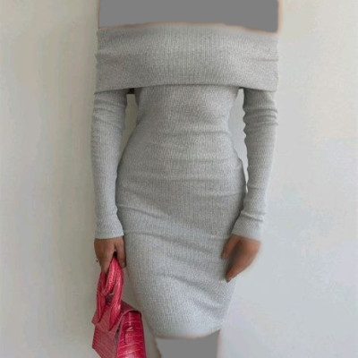 پیراهن شب زنانه پنبه‌ای MYD BASIC مدل یقه قایقی