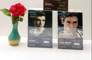 شامپو رنگ مو فاربن اصل، فام مشکی طبیعی،شماره یک
