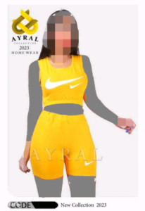 نیم تنه شورتک ورزشی نیم تنه شورتک زنانه-116323