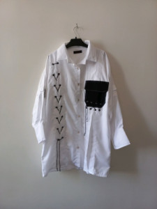 مانتو اسپرت زنانه داکرون مدل شومیز مانتویی