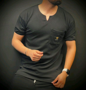 تیشرت یقه کوبایی VERSACE-117174