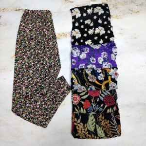 شلوارگیاهی دمپامچی زنانه فری سایز 38تا50