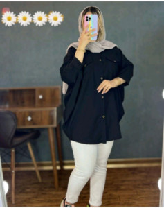 پانچو زنانه داکرون مانتو مدل پانچ