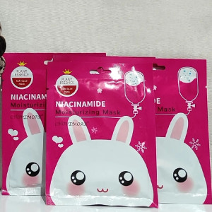 ماسک ورقه ای نیاسین آمید طرح خرگوش CHOVEMOAR