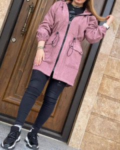 مانتو دخترانه مخمل مدل کبریتی