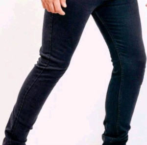 شلوار جین مردانه قد 120مشکی-155051