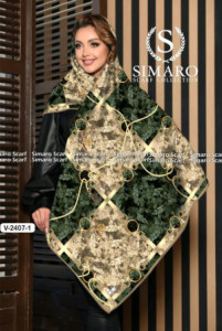 روسری حریر کرپ سیمارو-102949