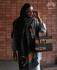 ست کیف و شال طرح گوچی کد1-106172