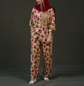 تونیک شلوار نخی