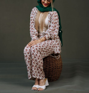 تونیک شلوار نخی