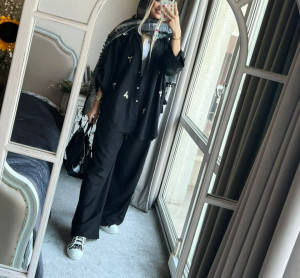 تونیک شلوار نخی